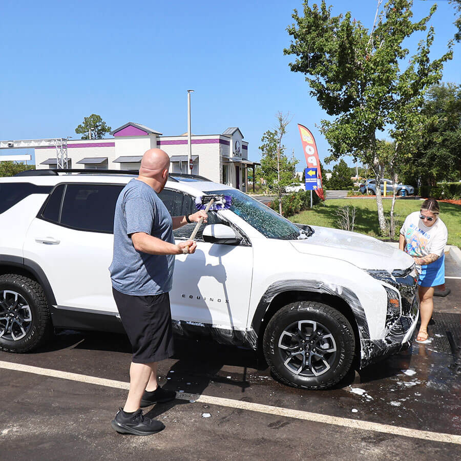 Car wash prep